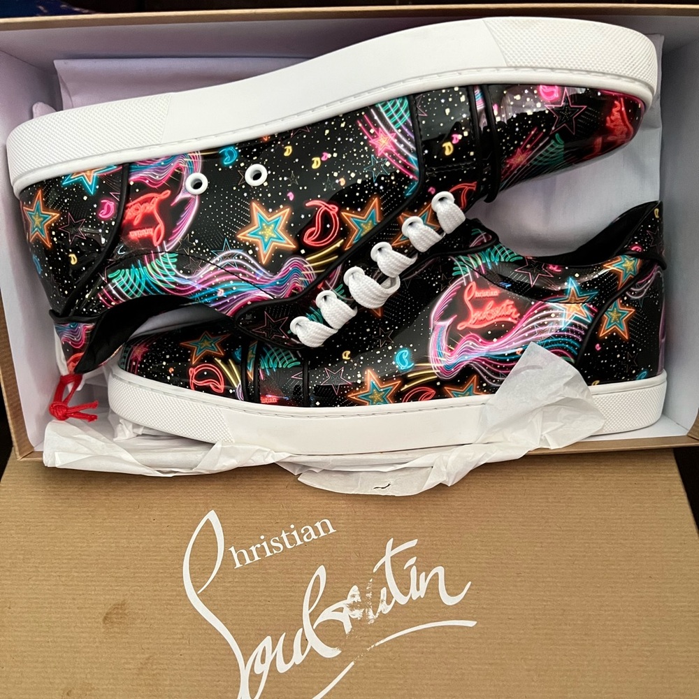 Christian Louboutin Vieira Starlight Low Top Sneaker (Women)